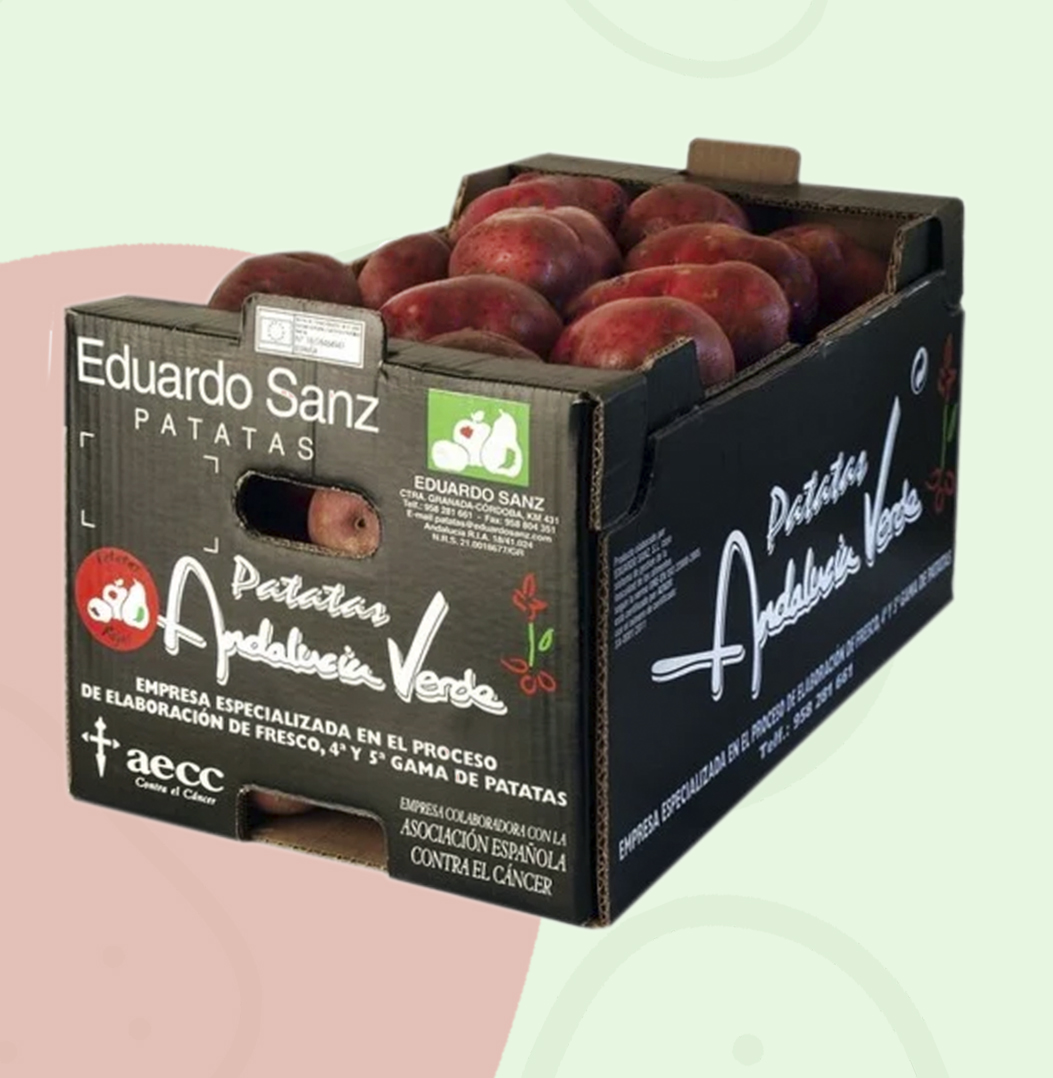 Caja patatas rojas 17,5kg