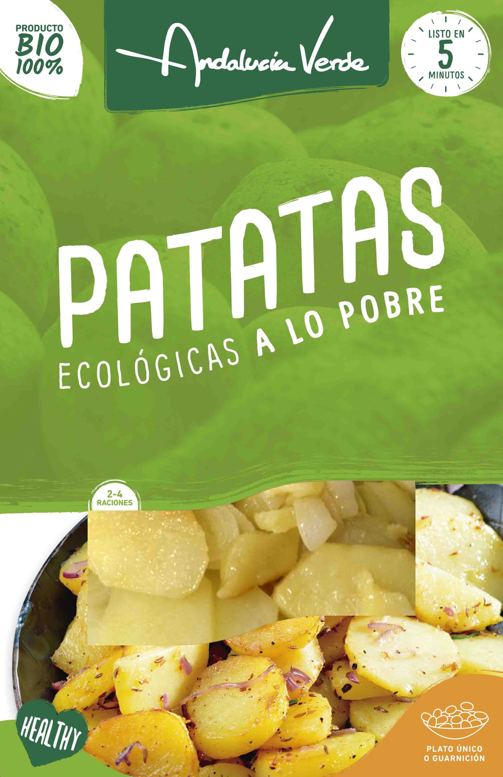 Patatas ecológicas a lo Pobre 500gr